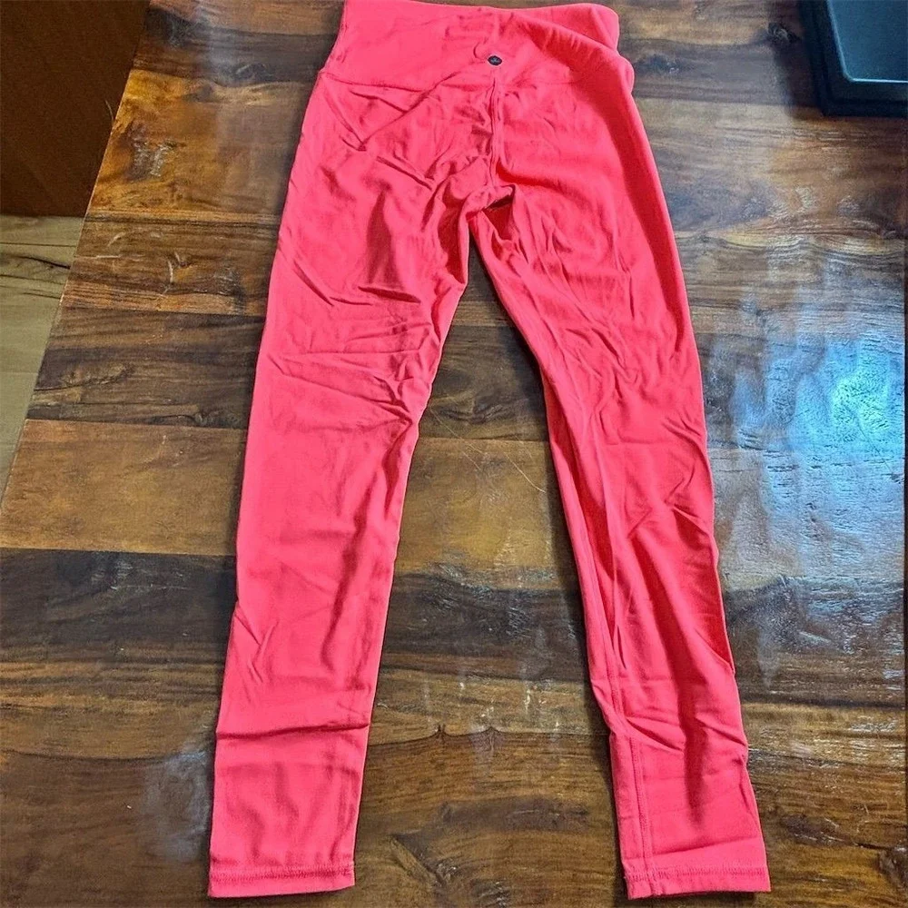 prAna Women's High-Rise Leggings Pink Size‎ S Yoga Running Activewear